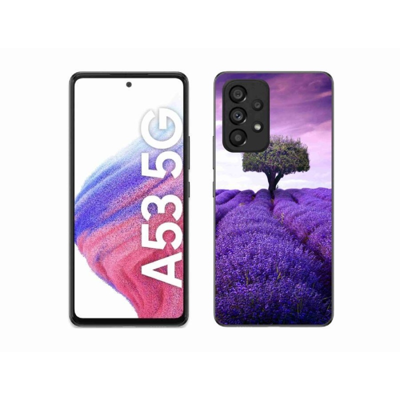 Gélový kryt mmCase na mobil Samsung Galaxy A53 5G - levanduľová lúka