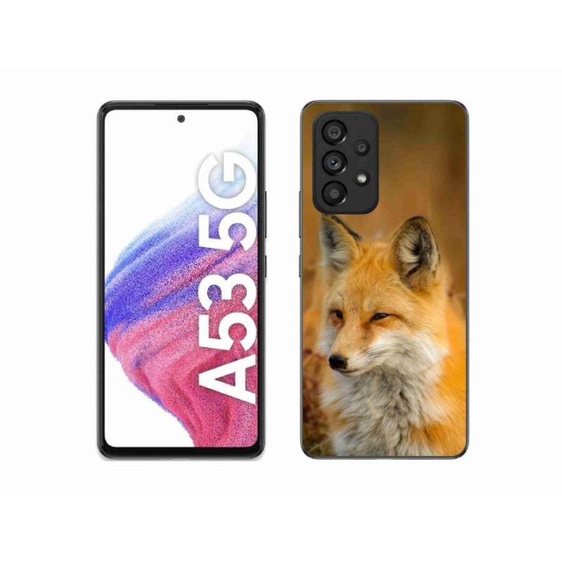 Gélový kryt mmCase na mobil Samsung Galaxy A53 5G - líška