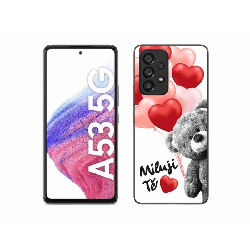 Gélový kryt mmCase na mobil Samsung Galaxy A53 5G - milujem Ťa