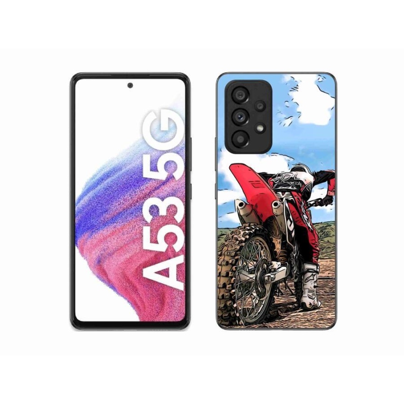 Gélový kryt mmCase na mobil Samsung Galaxy A53 5G - moto