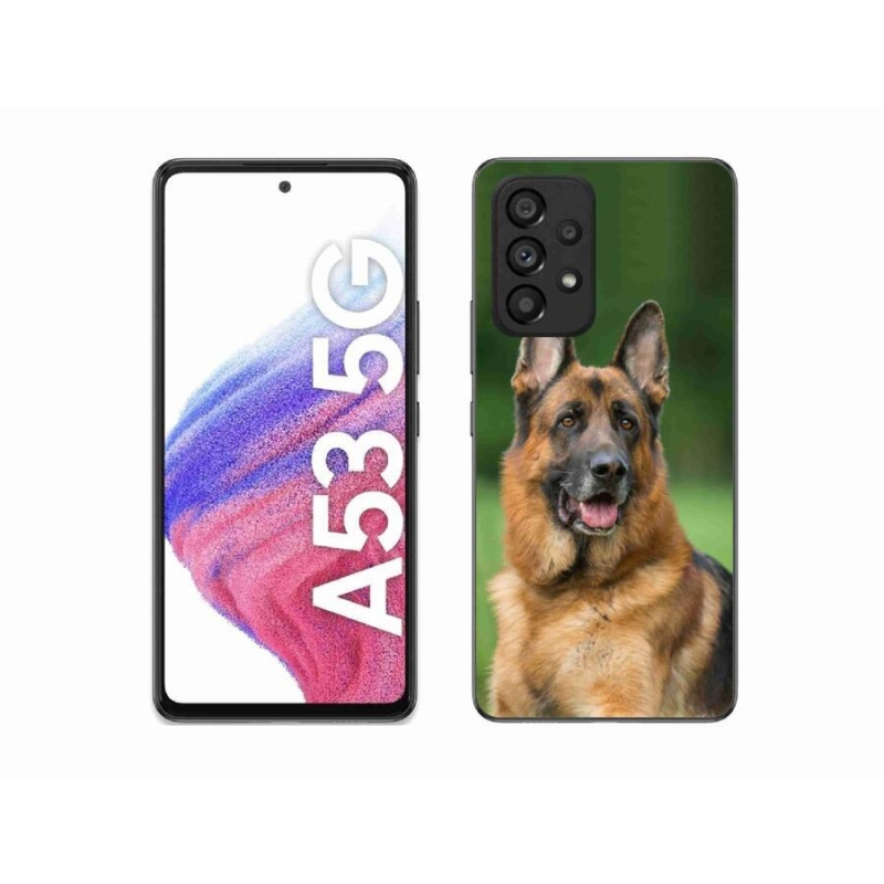 Gélový kryt mmCase na mobil Samsung Galaxy A53 5G - nemecký ovčiak