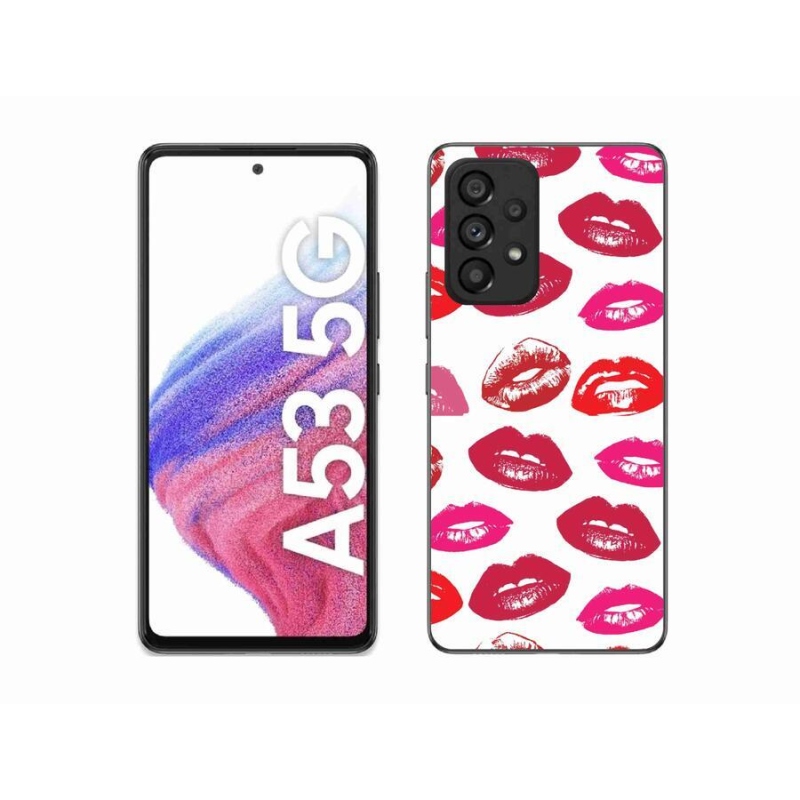 Gélový kryt mmCase na mobil Samsung Galaxy A53 5G - pery