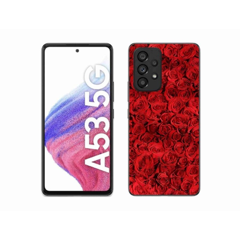 Gélový kryt mmCase na mobil Samsung Galaxy A53 5G - ruža