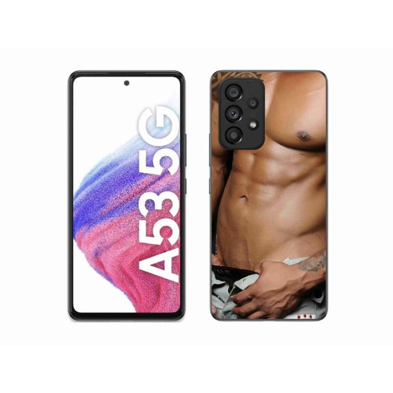 Gélový kryt mmCase na mobil Samsung Galaxy A53 5G - sexy muž