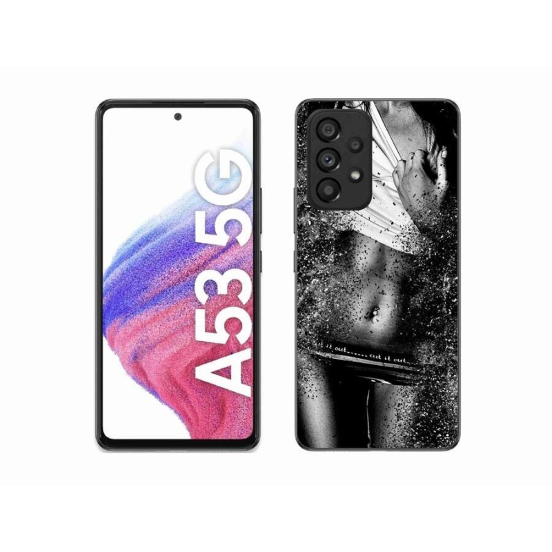 Gélový kryt mmCase na mobil Samsung Galaxy A53 5G - sexy žena 1