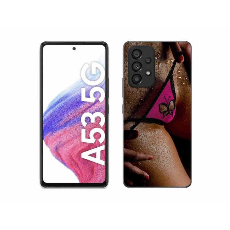 Gélový kryt mmCase na mobil Samsung Galaxy A53 5G - sexy žena