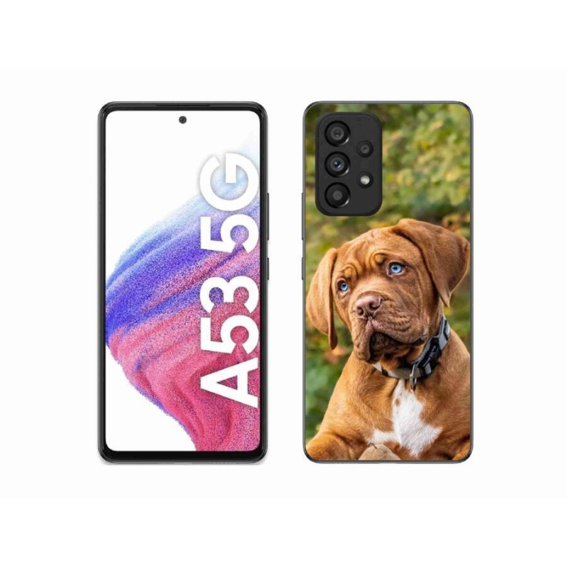 Gélový kryt mmCase na mobil Samsung Galaxy A53 5G - šteňa