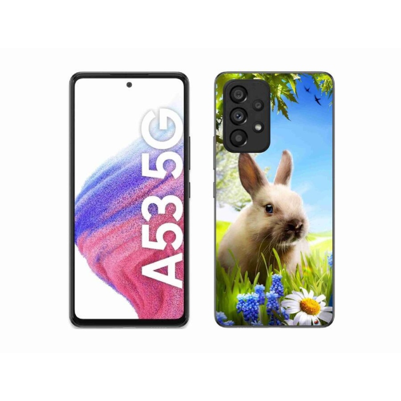 Gélový kryt mmCase na mobil Samsung Galaxy A53 5G - zajačik