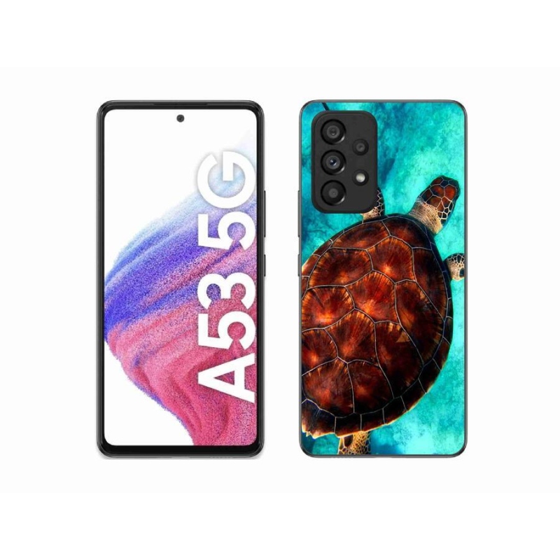 Gélový kryt mmCase na mobil Samsung Galaxy A53 5G - korytnačka