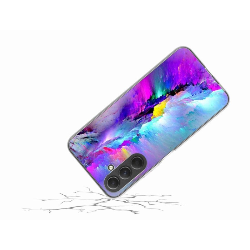 Gélový kryt mmCase na mobil Samsung Galaxy A54 5G - abstrakt