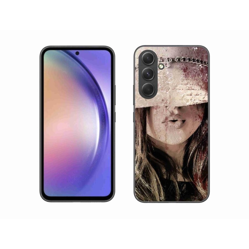 Gélový kryt mmCase na mobil Samsung Galaxy A54 5G - dievča