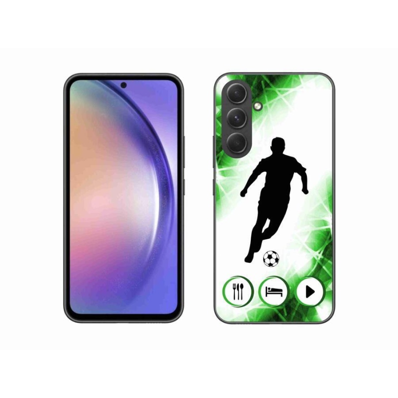 Gélový kryt mmCase na mobil Samsung Galaxy A54 5G - futbalista