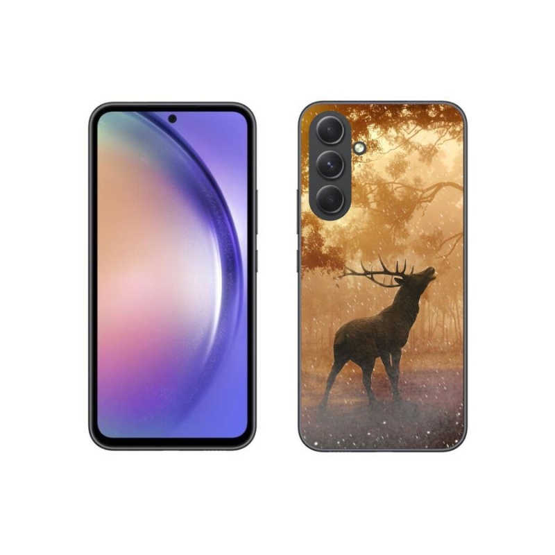 Gélový kryt mmCase na mobil Samsung Galaxy A54 5G - jeleň v ruji