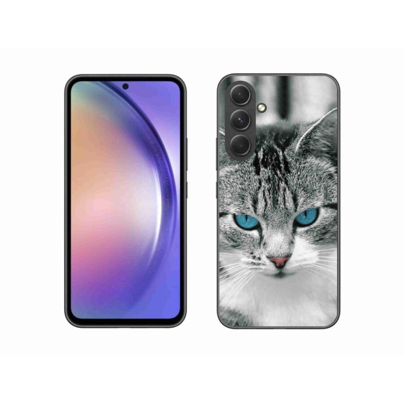 Gélový kryt mmCase na mobil Samsung Galaxy A54 5G - mačacie pohľad 1