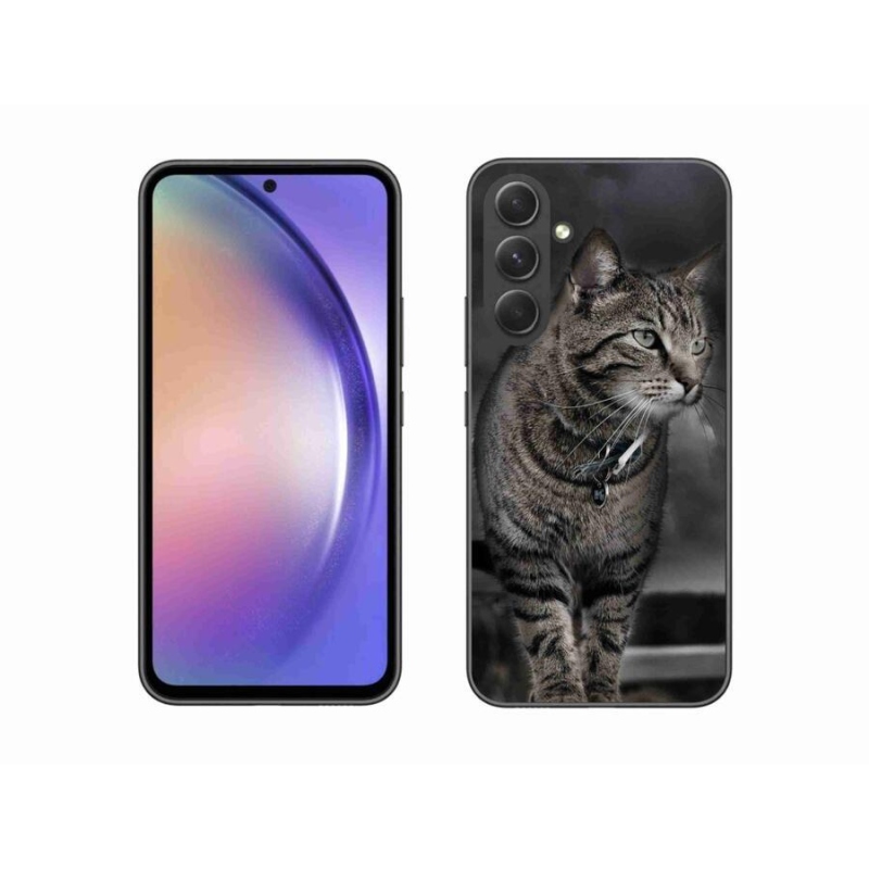 Gélový kryt mmCase na mobil Samsung Galaxy A54 5G - mačka