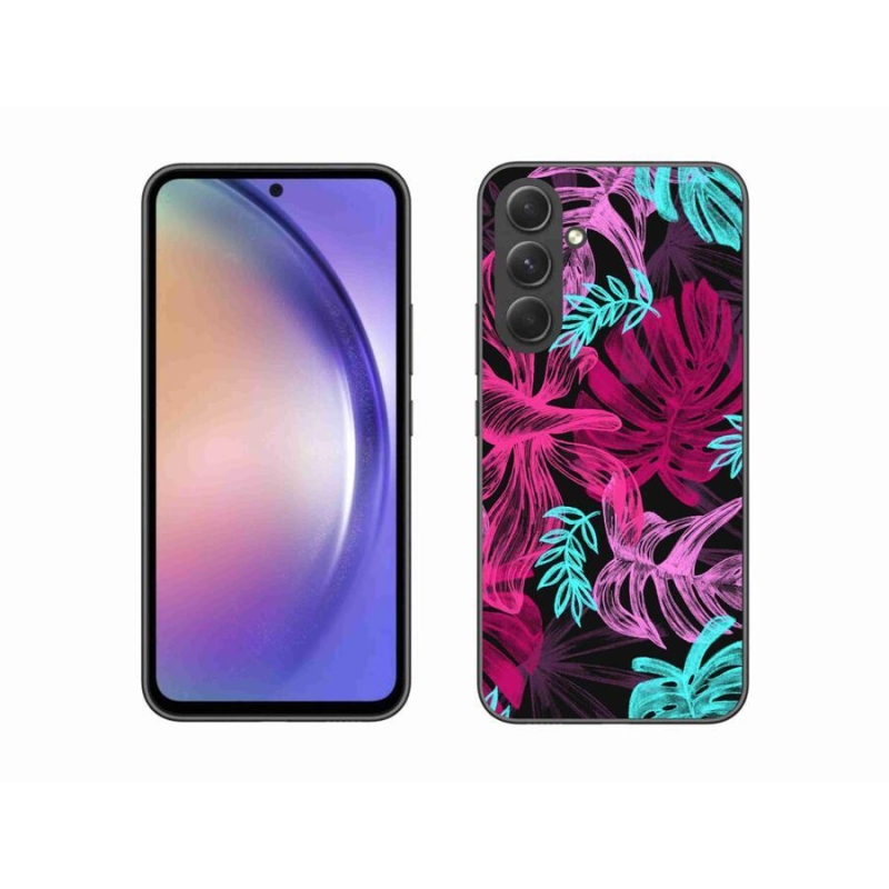 Gélový kryt mmCase na mobil Samsung Galaxy A54 5G - kvety 1