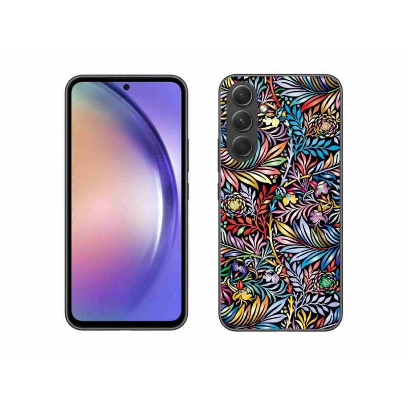 Gélový kryt mmCase na mobil Samsung Galaxy A54 5G - kvety 5