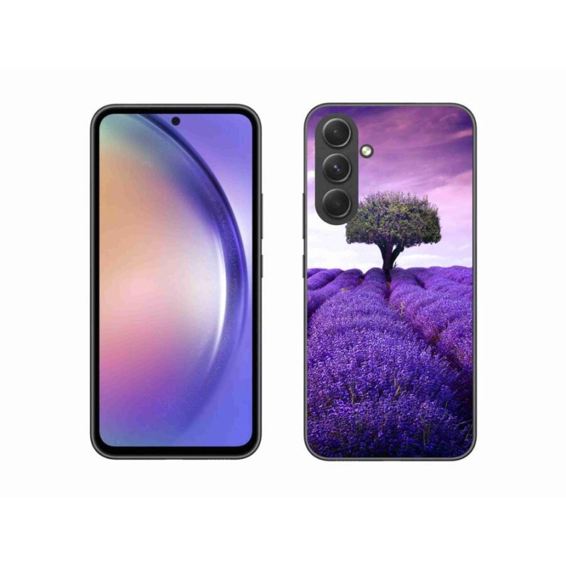 Gélový kryt mmCase na mobil Samsung Galaxy A54 5G - levanduľová lúka