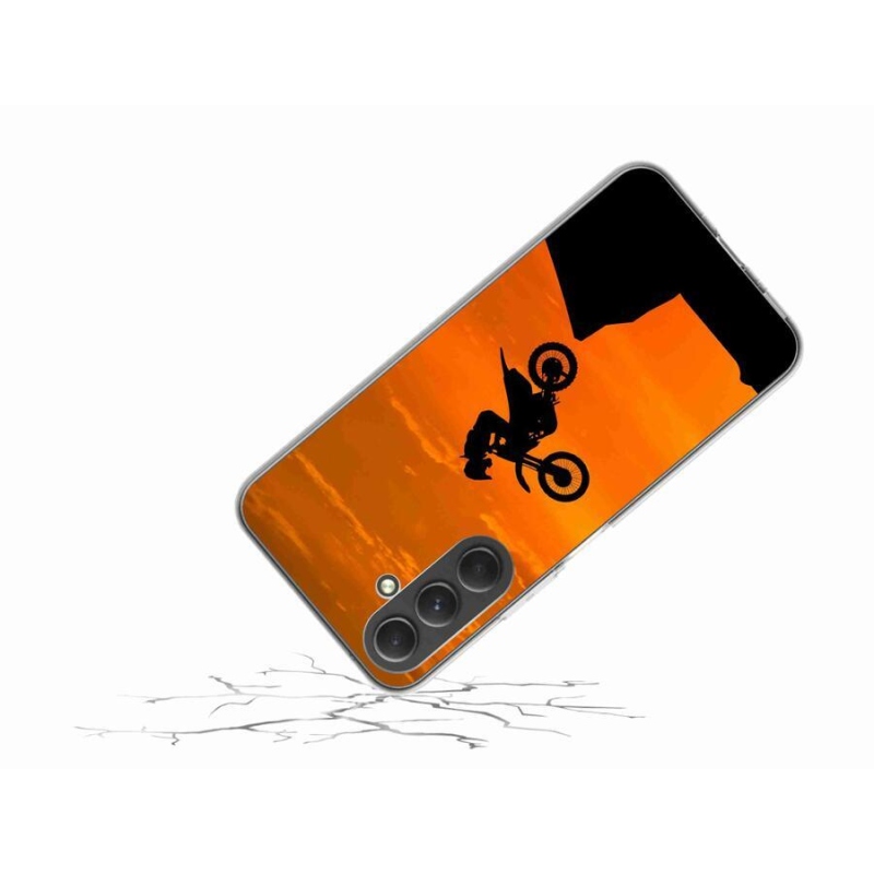 Gélový kryt mmCase na mobil Samsung Galaxy A54 5G - motocross