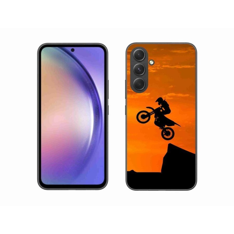 Gélový kryt mmCase na mobil Samsung Galaxy A54 5G - motocross