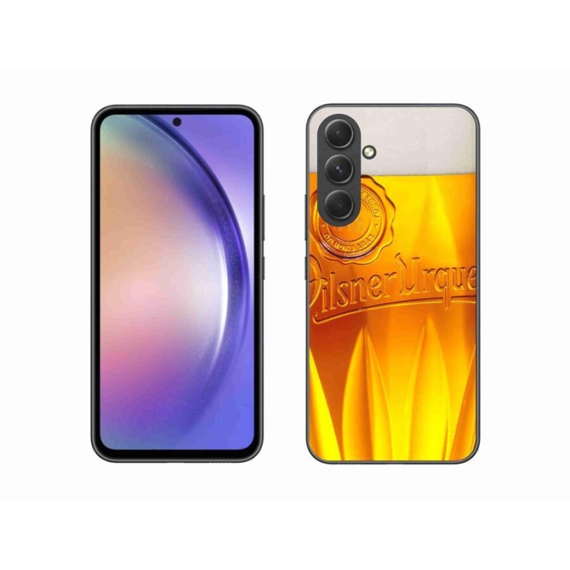 Gélový kryt mmCase na mobil Samsung Galaxy A54 5G - pivo