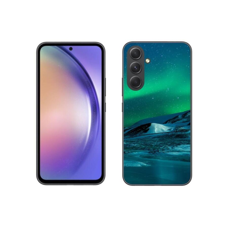 Gélový kryt mmCase na mobil Samsung Galaxy A54 5G - polárna žiara