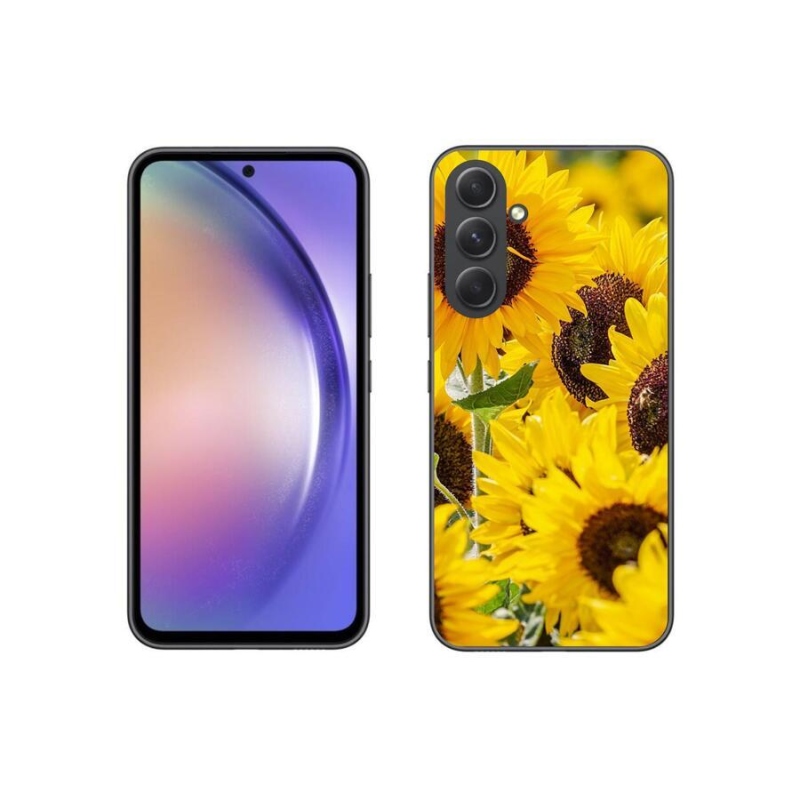 Gélový kryt mmCase na mobil Samsung Galaxy A54 5G - slnečnica