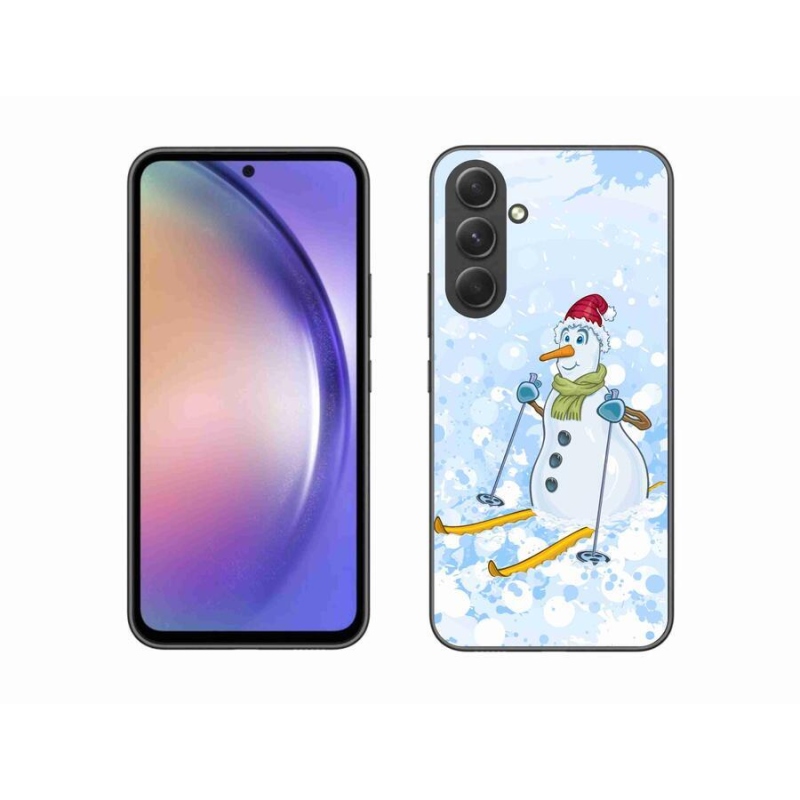 Gélový kryt mmCase na mobil Samsung Galaxy A54 5G - snehuliak