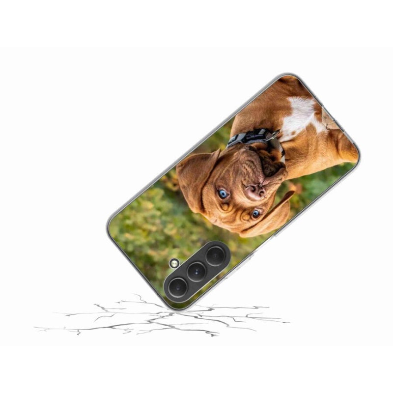 Gélový kryt mmCase na mobil Samsung Galaxy A54 5G - šteňa