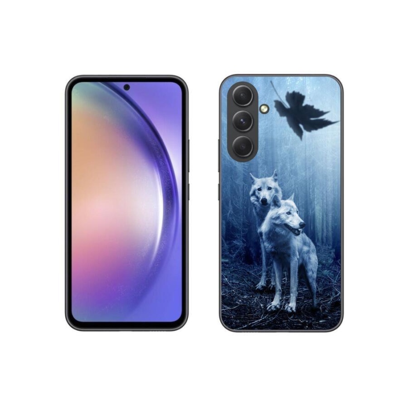 Gélový kryt mmCase na mobil Samsung Galaxy A54 5G - vlci v lese