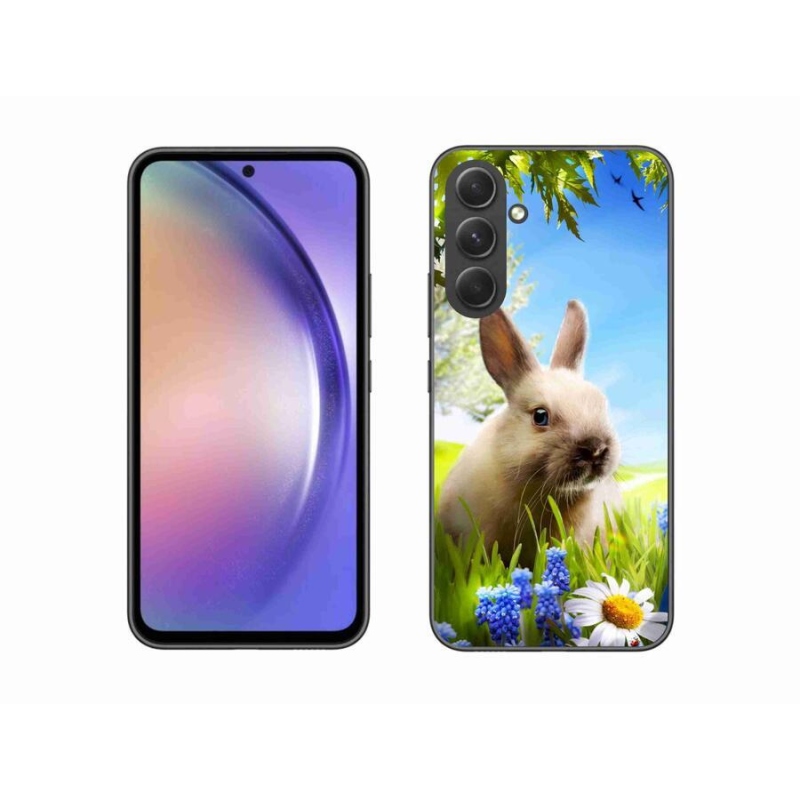 Gélový kryt mmCase na mobil Samsung Galaxy A54 5G - zajačik