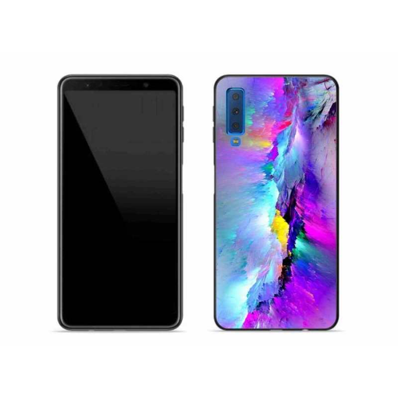 Gélový kryt mmCase na mobil Samsung Galaxy A7 (2018) - abstrakt