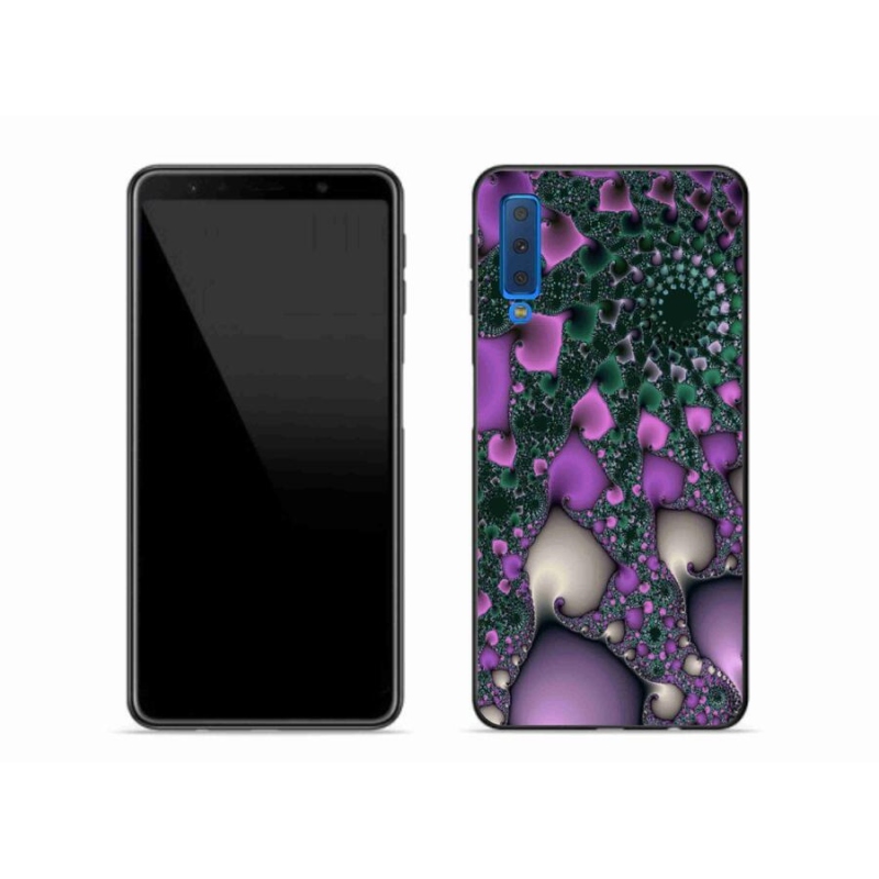 Gélový kryt mmCase na mobil Samsung Galaxy A7 (2018) - abstrakt 7