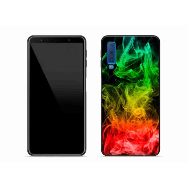 Gélový kryt mmCase na mobil Samsung Galaxy A7 (2018) - abstraktné vzor 7