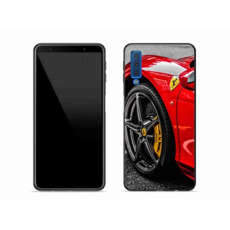 Gélový kryt mmCase na mobil Samsung Galaxy A7 (2018) - auto 1