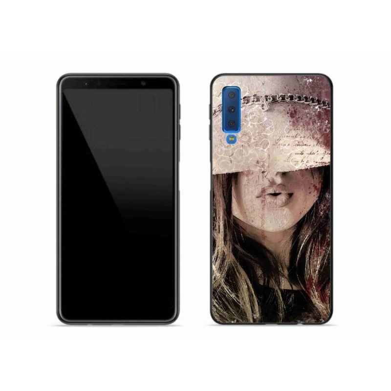 Gélový kryt mmCase na mobil Samsung Galaxy A7 (2018) - dievča