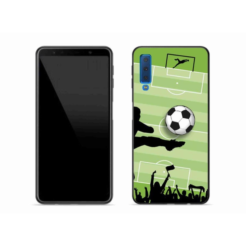 Gélový kryt mmCase na mobil Samsung Galaxy A7 (2018) - futbal 3