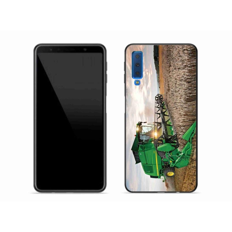 Gélový kryt mmCase na mobil Samsung Galaxy A7 (2018) - kombajn