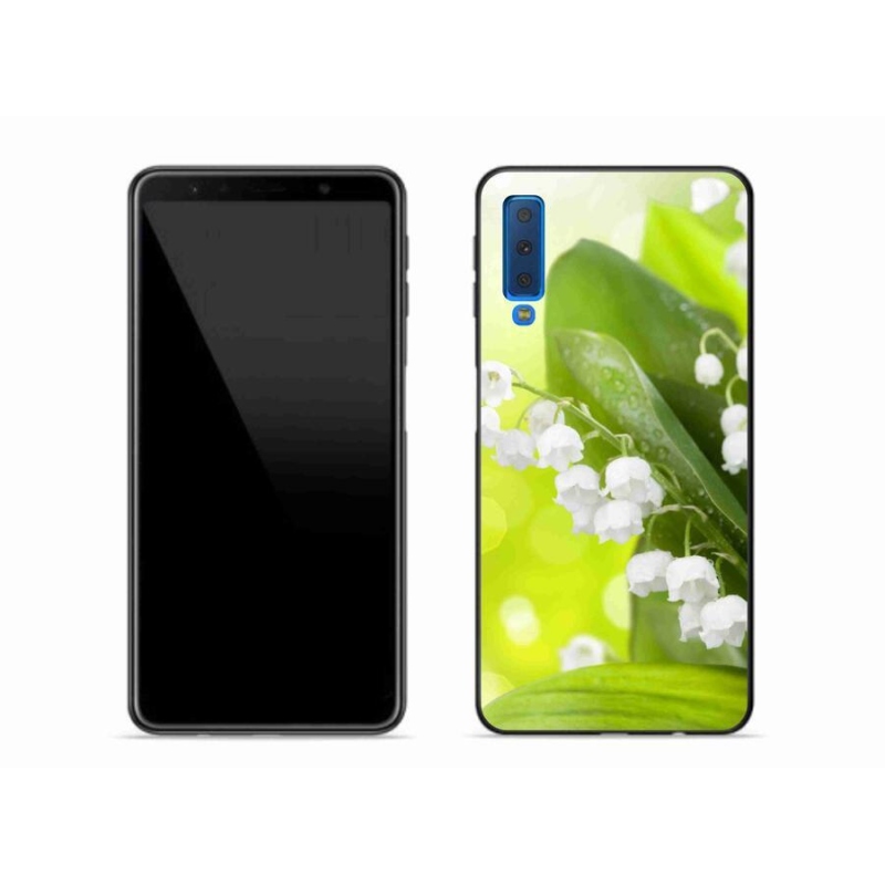 Gélový kryt mmCase na mobil Samsung Galaxy A7 (2018) - konvalinka