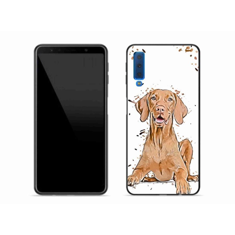 Gélový kryt mmCase na mobil Samsung Galaxy A7 (2018) - maďar