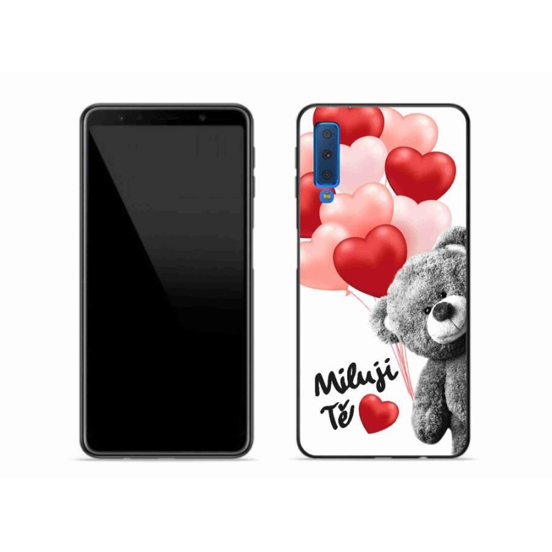 Gélový kryt mmCase na mobil Samsung Galaxy A7 (2018) - milujem Ťa