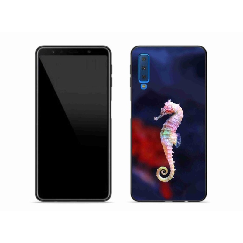 Gélový kryt mmCase na mobil Samsung Galaxy A7 (2018) - morský koník