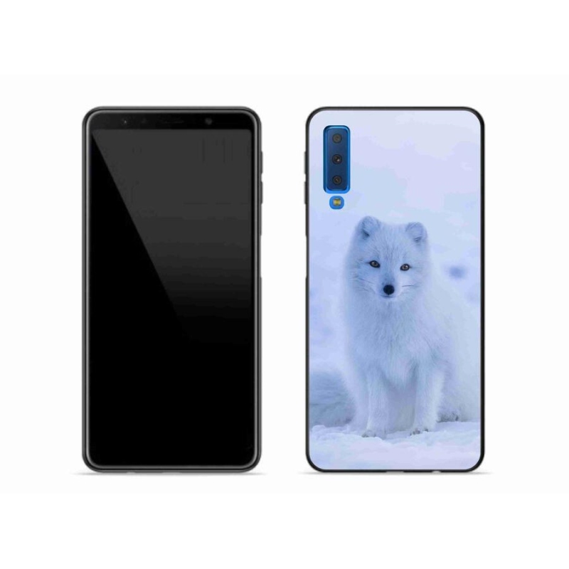 Gélový kryt mmCase na mobil Samsung Galaxy A7 (2018) - polárna líška