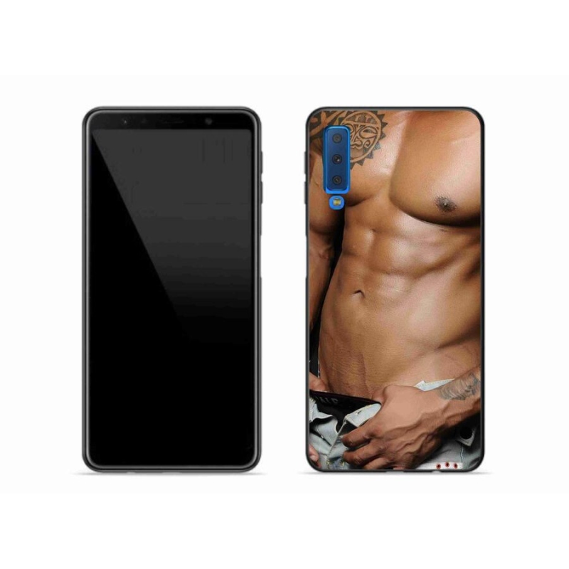 Gélový kryt mmCase na mobil Samsung Galaxy A7 (2018) - sexy muž