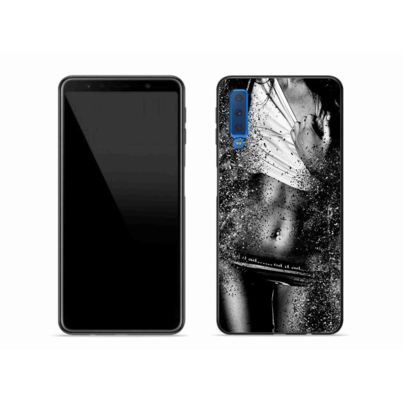 Gélový kryt mmCase na mobil Samsung Galaxy A7 (2018) - sexy žena 1