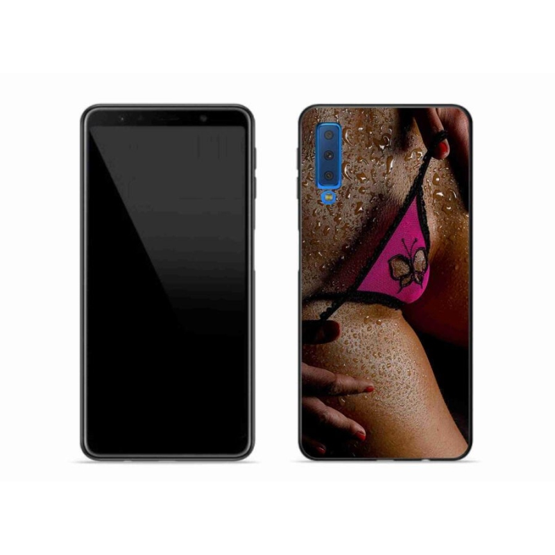 Gélový kryt mmCase na mobil Samsung Galaxy A7 (2018) - sexy žena