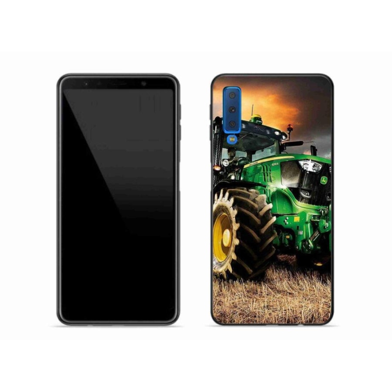 Gélový kryt mmCase na mobil Samsung Galaxy A7 (2018) - traktor