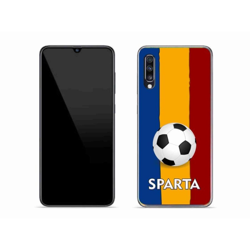 Gélový kryt mmCase na mobil Samsung Galaxy A70 - futbal 1