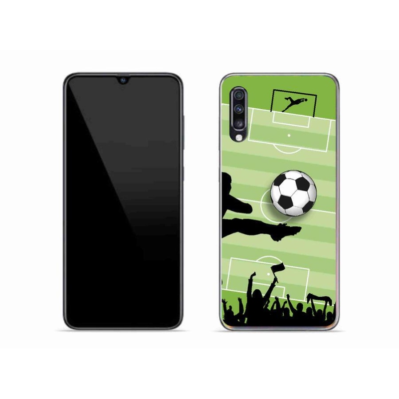 Gélový kryt mmCase na mobil Samsung Galaxy A70 - futbal 3