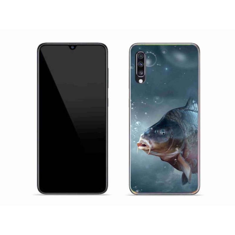 Gélový kryt mmCase na mobil Samsung Galaxy A70 - kapor a bublinky